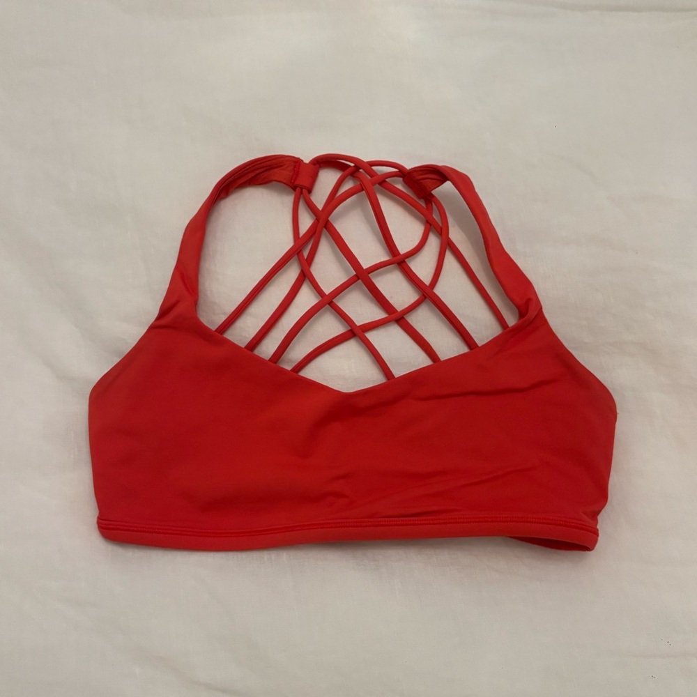 Lululemon Free To Be Wild Bra Red